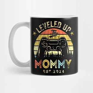 Leveled Up To Mommy 2024 Video Game Promoted To Mommy Mug